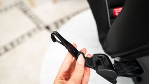 The Safety 1st has the safe but frustrating LATCH connectors that...