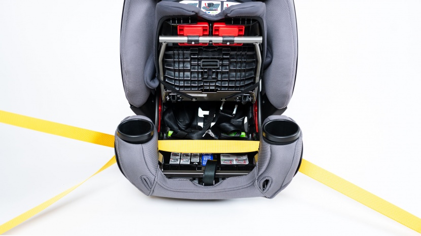 the one4life clicktight lock-off uses the seat bottom to lock the...