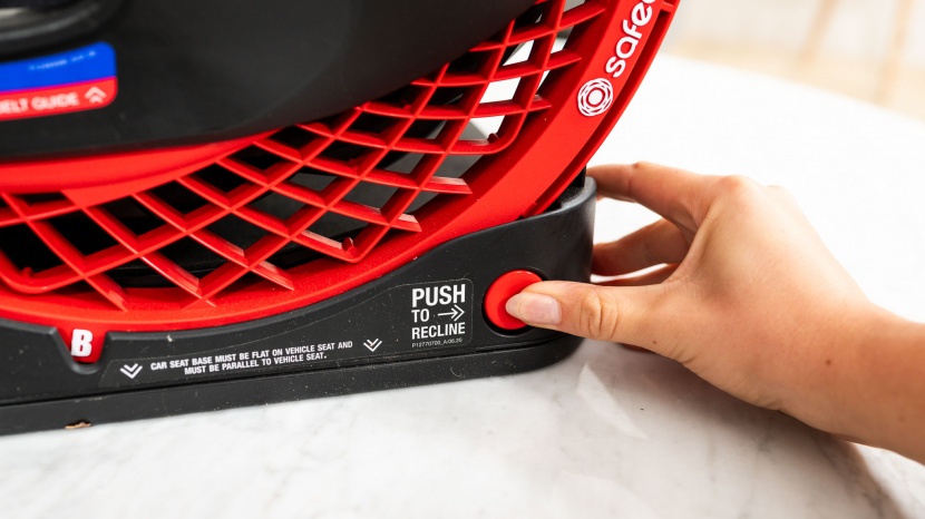 the one4life has a push button angle adjustment, which makes it much...