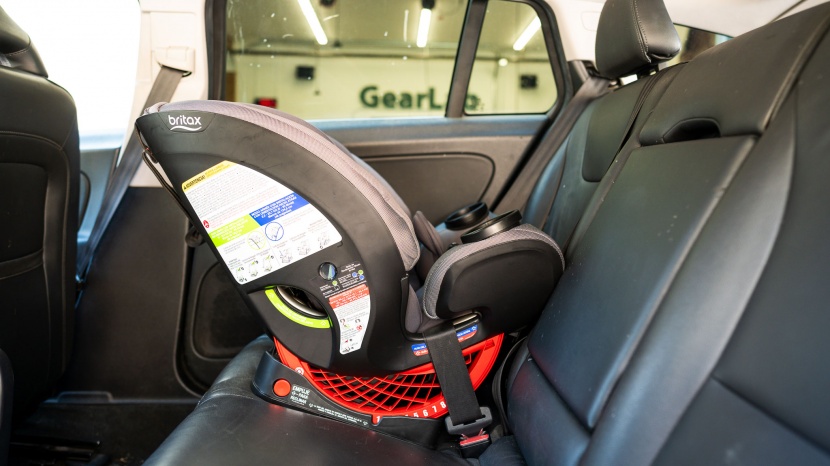 britax one4life clicktight - the rear-facing belt installation of the one4life uses the seat...