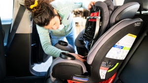 The One4Life entire seat bottom lifts up and out of the way for the...