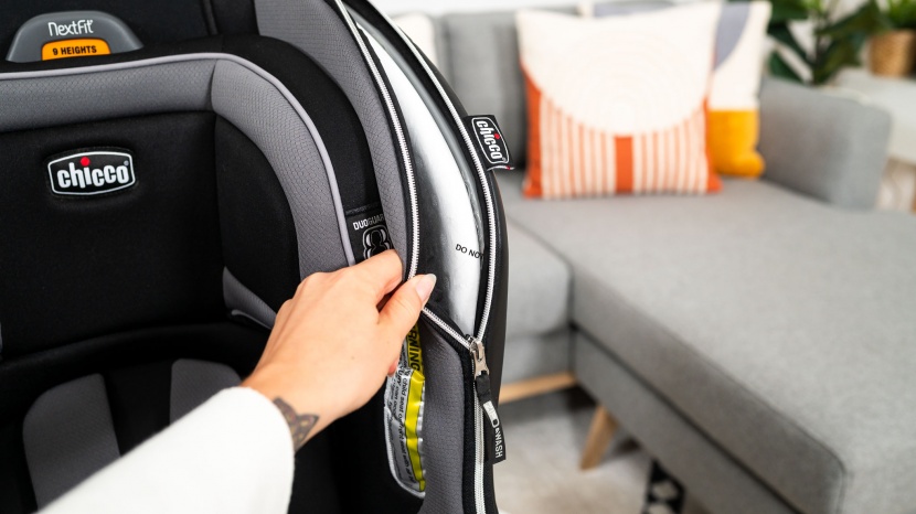 chicco nextfit zip - some parts of the nextfit seating area are impact foam with little...