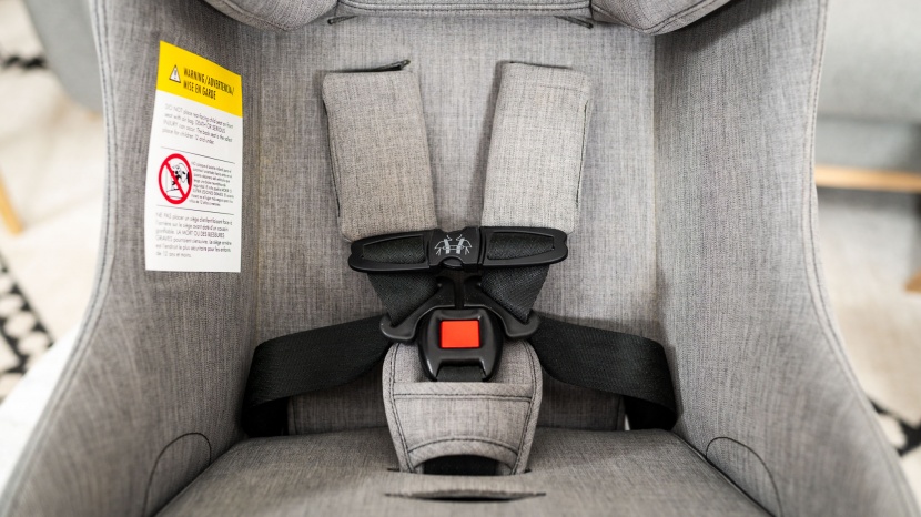 clek fllo - the fllo harness has paded sleeves for comfort, but the fabric isn't...