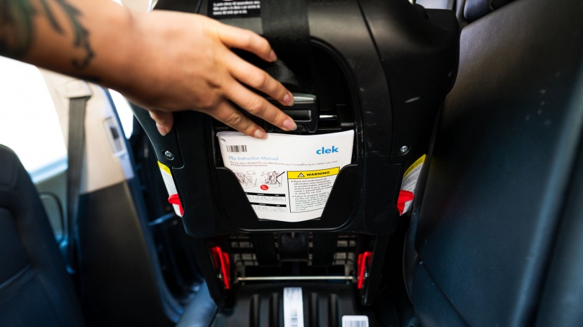 clek fllo - the fllo manual is under the seat bottom, which will keep it clean...