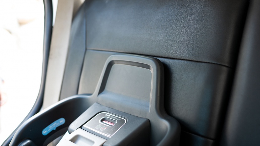 infant car seat - the mesa max has an anti-rebound bar on the base.