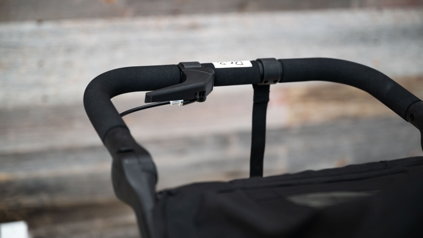 the handbrake on the alterrain is easy to use and is primarily...