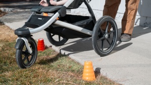 The Urban Glide 2 traverses variations in surfaces with ease.