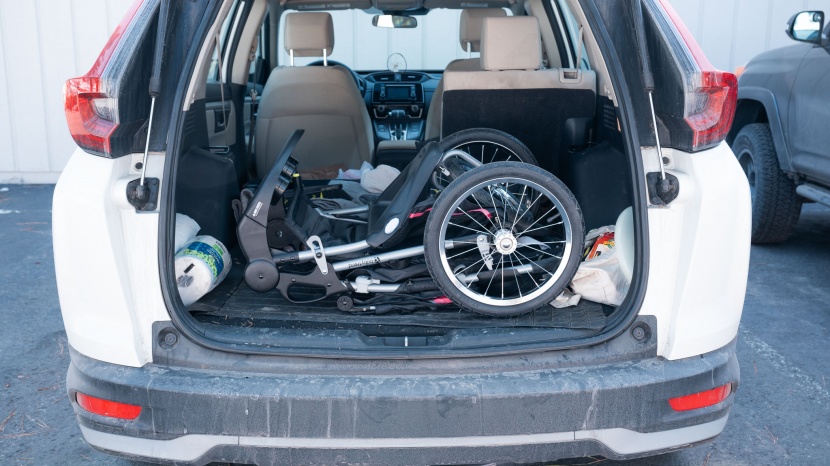 baby trend expedition - the expedition would be a more compact folded stroller if it didn't...