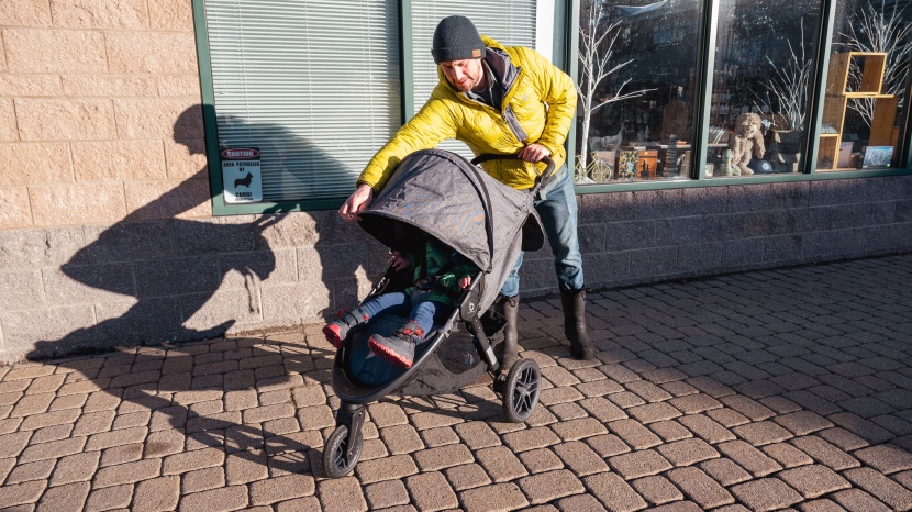 britax b-free - the canopy on the b-free is one of the biggest and covers over the...