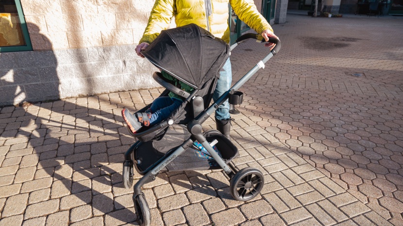 full size stroller - the evenflo is a good stroller for the price, but the quality does...