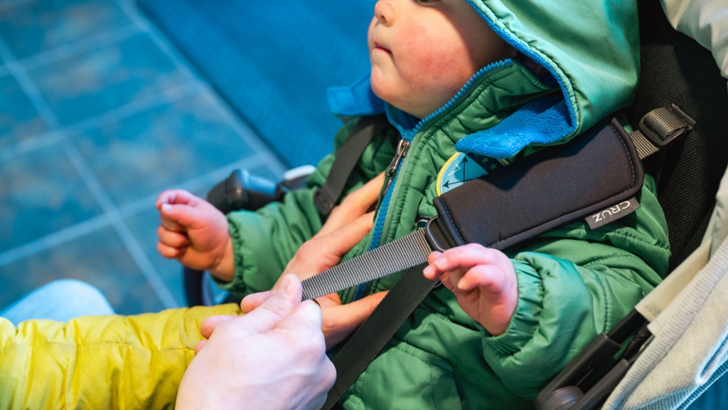 uppababy cruz v2 - the cruz has padded shoulder straps, and the adjustments are easy.