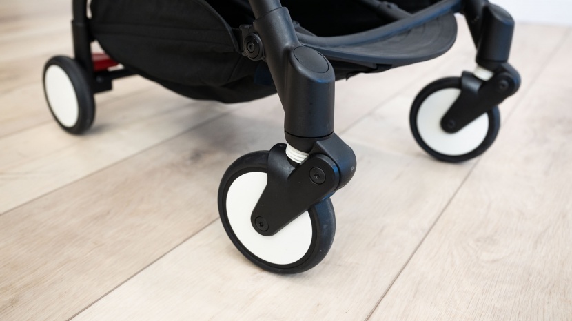 babyzen yoyo2 - the babyzen wheels are hard, dense, and lack any real traction...