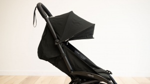 While not the deepest of reclines, the Babyzen seat reclines enough...