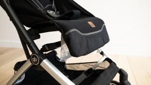 The Pockit leg rest is adjustable but not fully elongated to support...