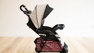 A fully open Kolcraft canopy will not protect from any other than...