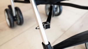 So many visible and exposed fasteners and hinge points show the...