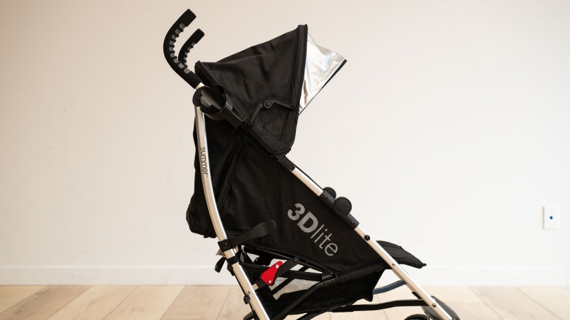 summer infant 3d lite - the summer infant has a deeper recline, but the abrupt ending of the...