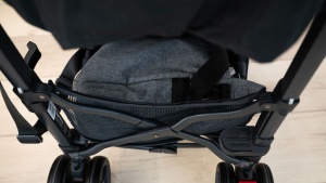 The shape of the G-Luxe storage bin made it harder to fit items...