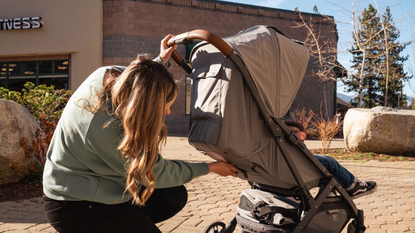 uppababy minu v2 - the child's seat on the minu v2 is comfy, reclines enough for...