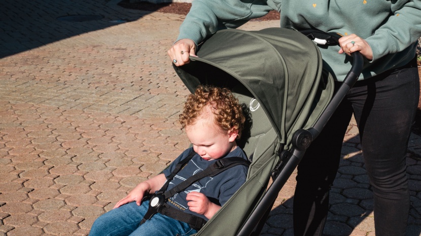 travel stroller - the bugaboo is a comfy seat where our tester tots enjoyed sitting.
