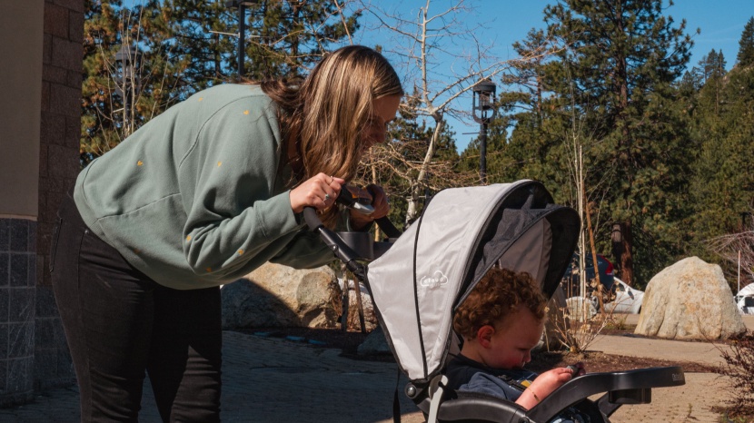 kolcraft cloud plus - the canopy on the kolcraft is so small you probably don't need to...