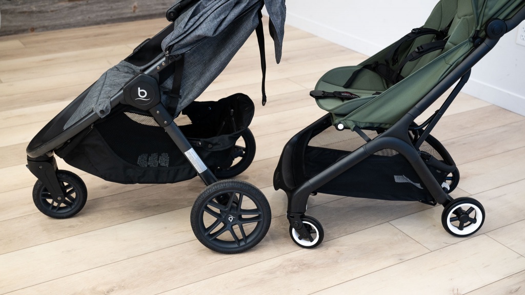 travel stroller - single wheels on each leg are the way to go, whether it is a 3-wheel...
