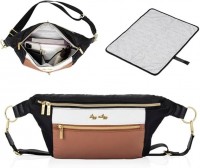 itzy ritzy fanny pack & crossbody diaper bag