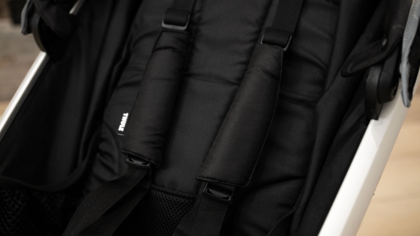 the shoulder straps on the glide 2 harness have soft padding for...