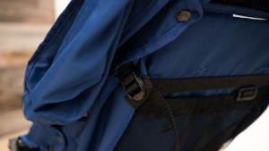 The Zoom has dual seat back adjusters, one on each side of the seat.