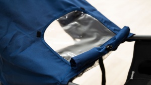 The Zoom canopy has a vinyl peek-a-boo window that stays closed with...