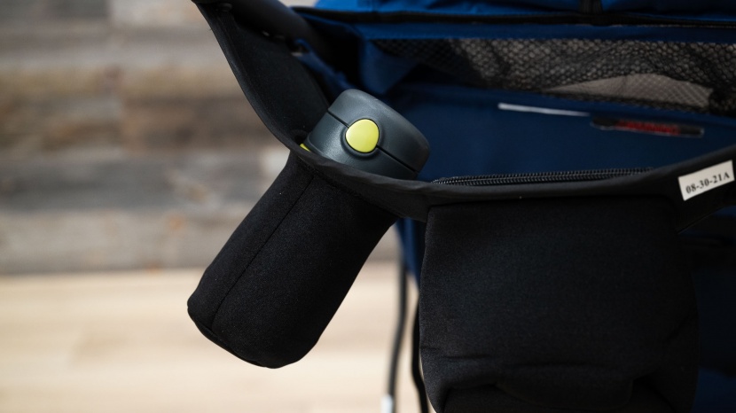 the water bottles we managed to fit in the zoom's parent console...