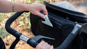 The canopy flap pocket on the Alterrain is perfect for smartphone...