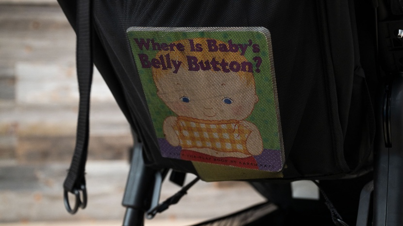 baby jogger summit x3 - a seatback mesh pocket on the summit can hold small items, but we...