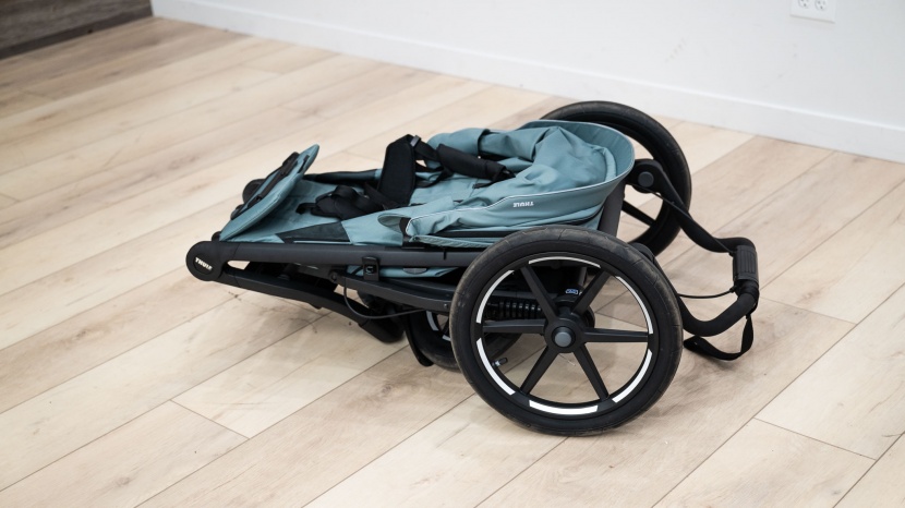 jogging stroller - jogging strollers tend to be larger and bulkier when folded than...