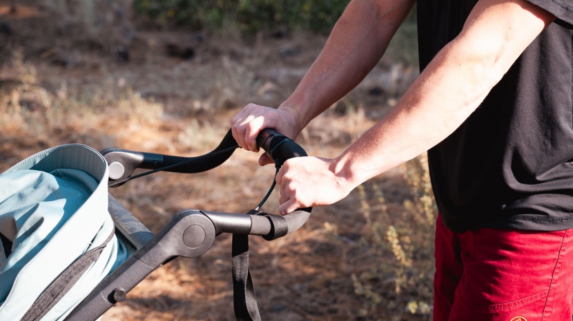 jogging stroller - an ergonomic shape and thick comfort foam can make all the...