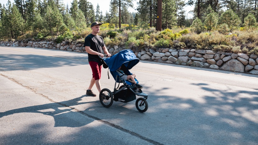 joovy zoom 360 ultralight - using the zoom is easier on pavement and other flat surfaces.
