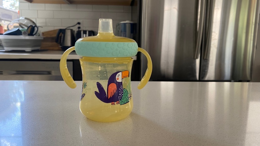 sippy cup - each first years soft spout trainer has a cute design.