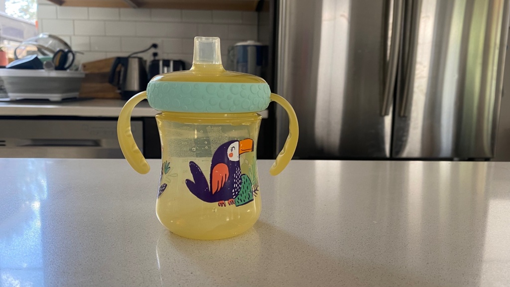 sippy cup - each first years soft spout trainer has a cute design.
