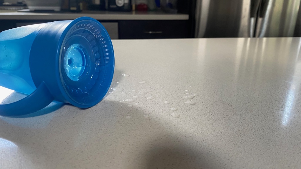 sippy cup - the 360 style cup does tend to leak when tipped for too long, or...