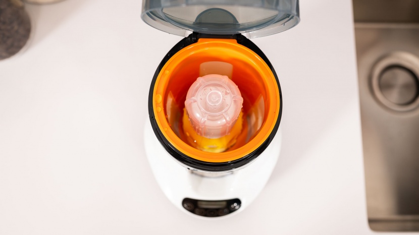 the brezza might struggle to fit wider or larger bottles in the...