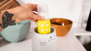 The AVENT Fast has some directions on the side of the unit about...