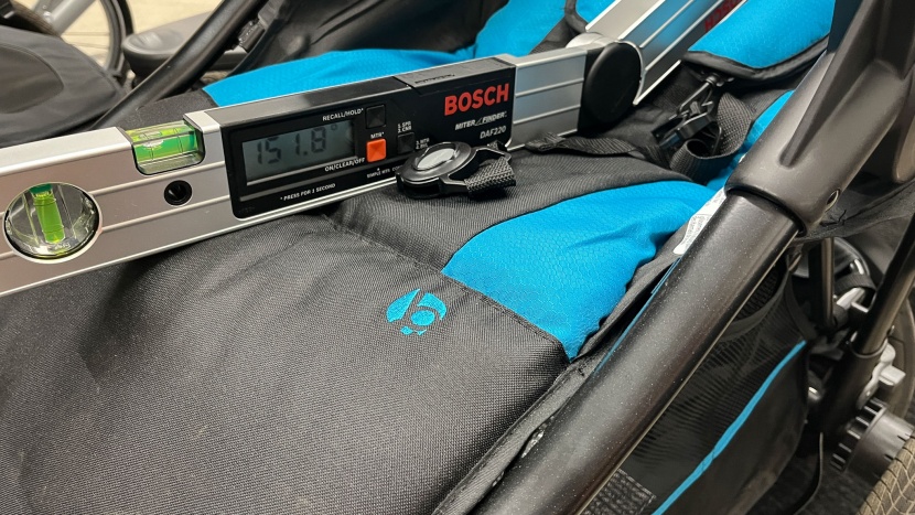 baby trend expedition race tec - we measured each seat for the highest and lowest recline angles...