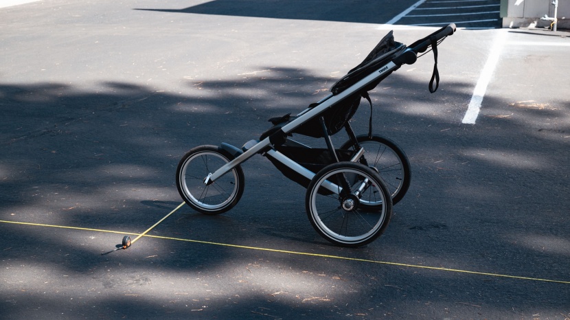 jogging stroller - most joggers have fairly long wheelbases to help create a more...