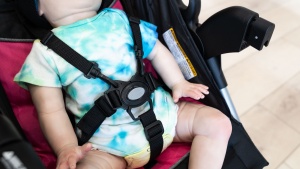 The Baby Trend Expedition harness is not the best or easiest to use...