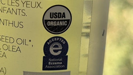 some oils, like the honest company, are made with organic ingredients.