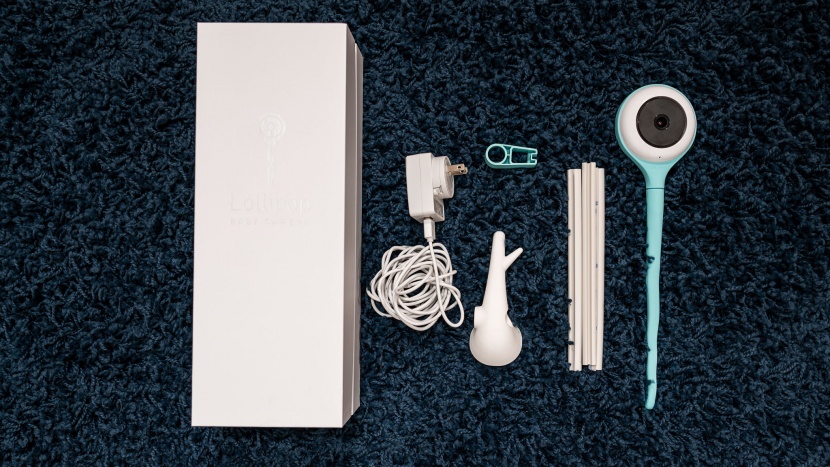 lollipop - the lollipop comes with the camera, mounting branch, cord and cord...