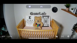 Compared to the actual nursery image, the Owlet shows it has enough...