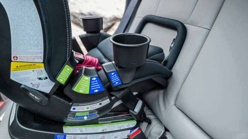 the shell of the poplar is busy with lots of warnings, stickers, and...