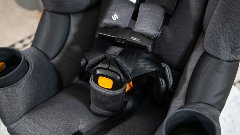 the fit360 harness, buckle and chest clip are easy to use and the...