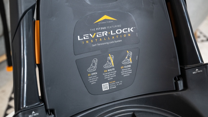 the fit360 has an easy-to-use lockoff that makes installation a...